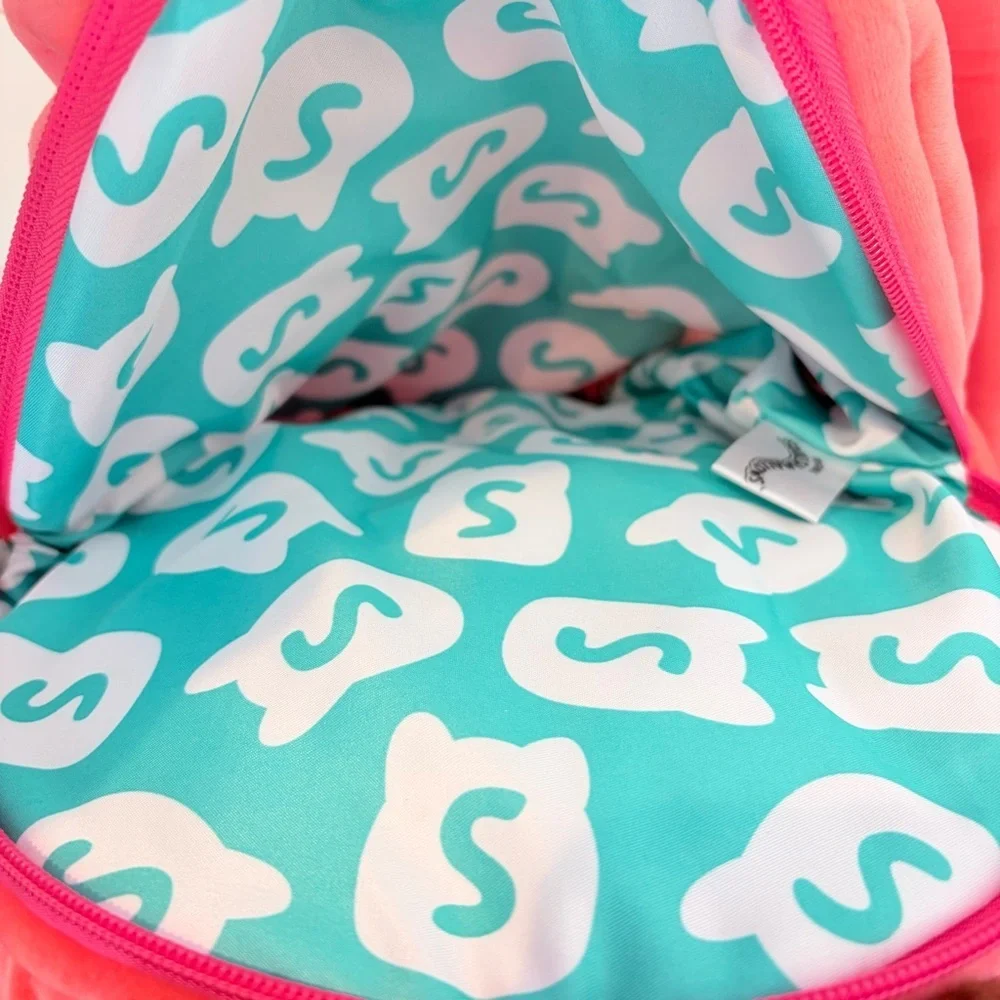 Squishmallows Mirren the Moth Plush Backpack Pink Kidcore Bag Soft Girl RARE